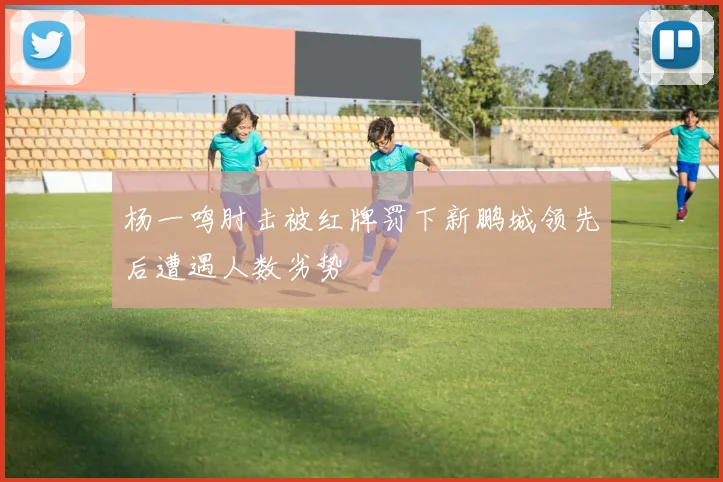 杨一鸣肘击被红牌罚下新鹏城领先后遭遇人数劣势